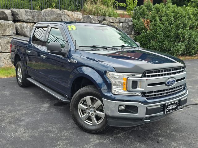 Blue 2019 Ford F-150 Pickup Truck Four-Wheel Drive Automatic