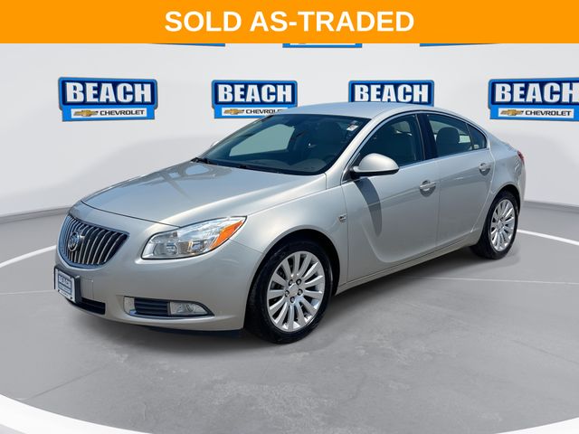 Stone Metallic 2011 Buick Regal Sedan Front-Wheel Drive 6-Speed Automatic Overdrive