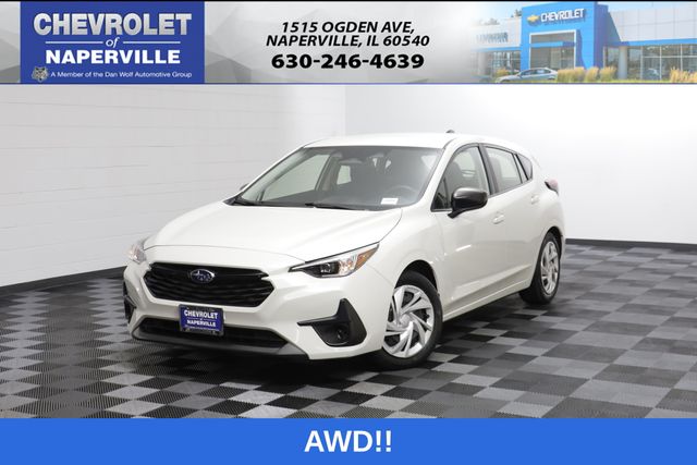 Crystal White Pearl 2024 Subaru Impreza Wagon All-Wheel Drive Continuously Variable Transmission