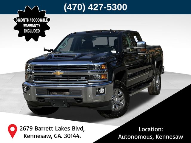 Gray (Graphite Metallic) 2017 Chevrolet Silverado 3500HD Pickup Truck Four-Wheel Drive 6-Speed Automatic