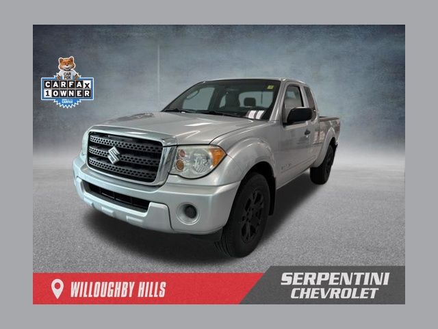 Silver 2011 Suzuki Equator Sport Ext Cab 4WD Pickup Truck Four-Wheel Drive 5-Speed Automatic