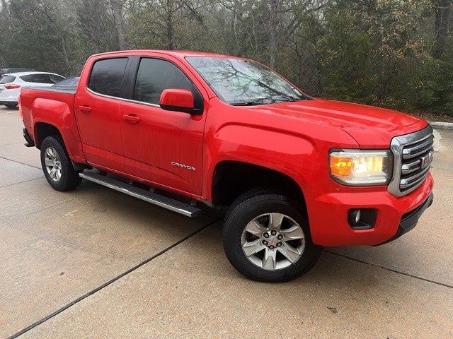 Cardinal Red 2015 GMC Canyon SLE Crew Cab Pickup Truck 4X2 6-Speed Automatic