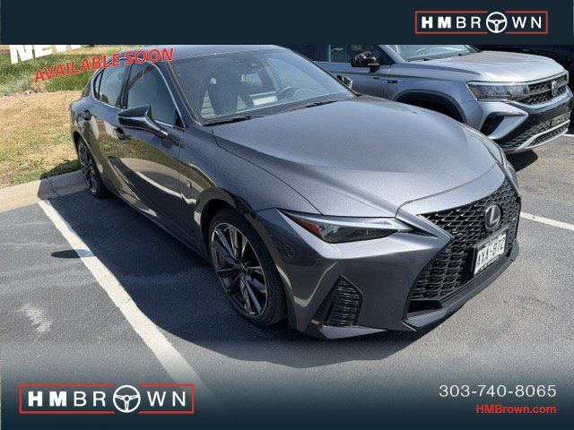 Gray 2022 Lexus IS Sedan 6-Speed Automatic