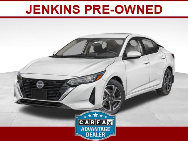 White (Fresh Powder) 2025 Nissan Sentra Sedan Front-Wheel Drive Continuously Variable Transmission