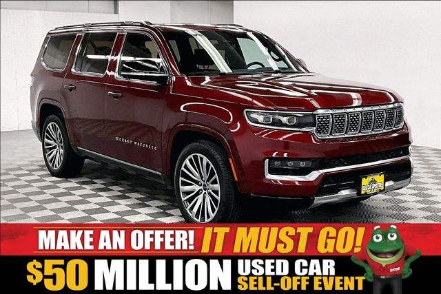 Velvet Red Pearlcoat 2023 Jeep Grand Wagoneer SUV / Crossover Four-Wheel Drive 8-Speed Automatic