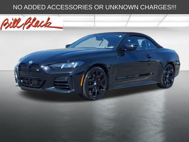 Black Sapphire Metallic 2025 BMW 4 Series M440i Convertible xDrive Convertible All-Wheel Drive 8-Speed Automatic