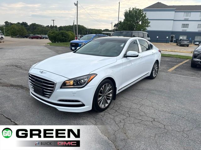 Casablanca White 2015 Hyundai Genesis Sedan 8-Speed Automatic