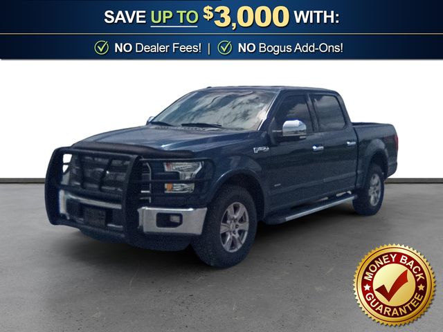 Blue 2016 Ford F-150 Pickup Truck Four-Wheel Drive 6-Speed Automatic