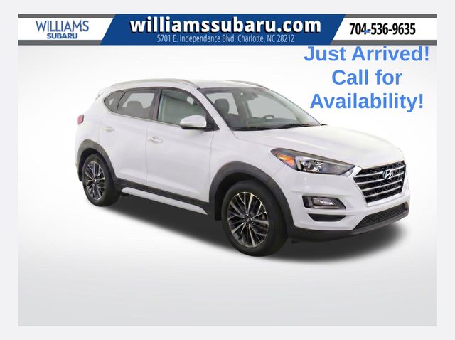 Cream White Pearl 2020 Hyundai Tucson SUV / Crossover Front-Wheel Drive 6-Speed Automatic