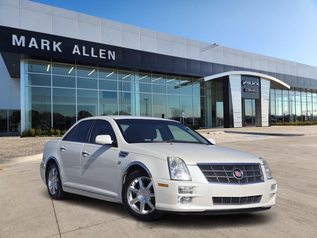 White Diamond Clearcoat 2010 Cadillac STS Sedan 6-Speed Automatic