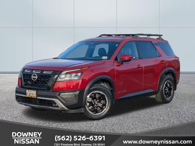 Red (Scarlet Ember) 2024 Nissan Pathfinder Rock Creek 4WD SUV / Crossover All-Wheel Drive 9-Speed Automatic