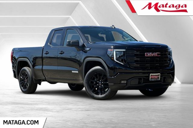 Onyx Black 2026 GMC Sierra 1500 Elevation Standard Double Cab 4WD Pickup Truck Four-Wheel Drive 8-Speed Automatic