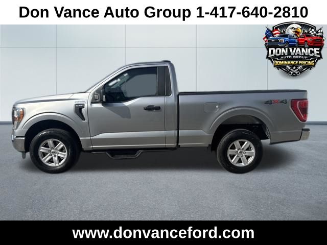 Iconic Silver Metallic 2022 Ford F-150 XL 4WD Pickup Truck Four-Wheel Drive Automatic