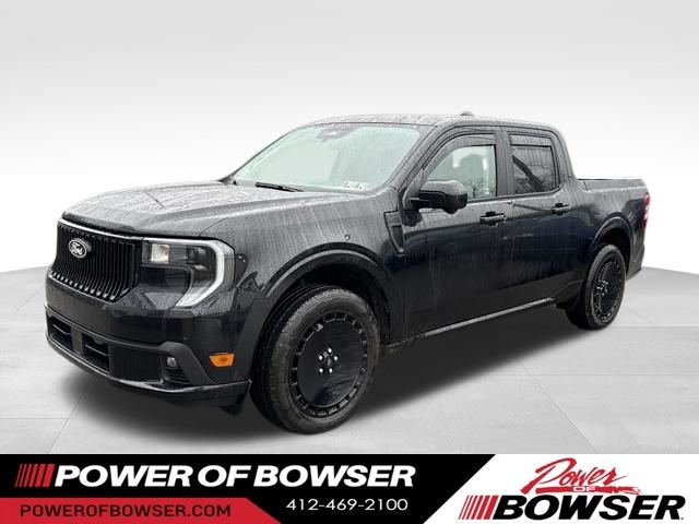 Shadow Black 2025 Ford Maverick Lobo SuperCrew AWD Pickup Truck All-Wheel Drive 7-Speed Automatic