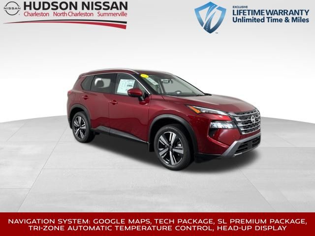 2025 Scarlet Ember Tintcoat Nissan Rogue SL FWD SUV
