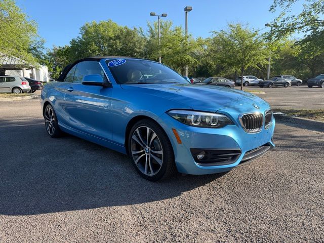 Blue Metallic 2018 BMW 2 Series 230i xDrive Convertible AWD Convertible All-Wheel Drive 8-Speed Automatic