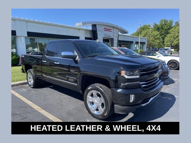 Black 2016 Chevrolet Silverado 1500 Pickup Truck Four-Wheel Drive 6-Speed Automatic Overdrive