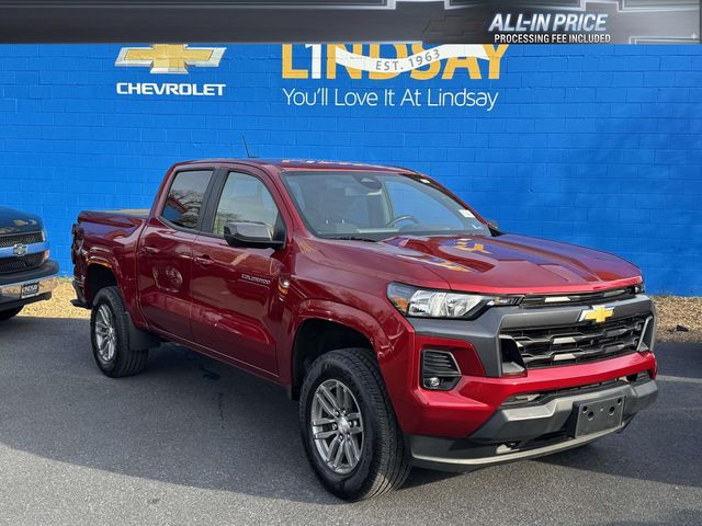 Radiant Red Tintcoat 2024 Chevrolet Colorado LT Crew Cab 4WD Pickup Truck Four-Wheel Drive 8-Speed Automatic