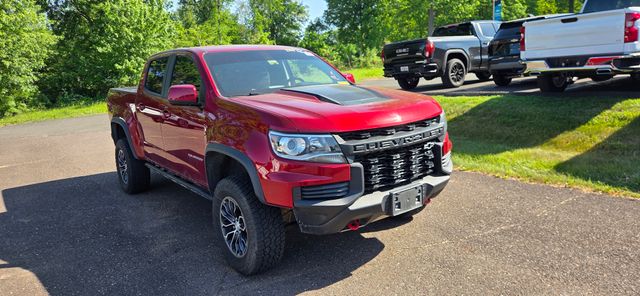 Cherry Red Tintcoat 2021 Chevrolet Colorado ZR2 Crew Cab 4WD Pickup Truck Four-Wheel Drive 8-Speed Automatic