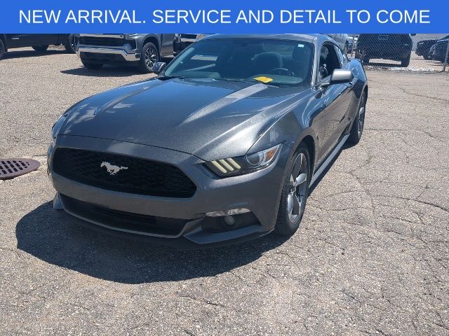 Gray (Magnetic) 2017 Ford Mustang V6 Coupe RWD Coupe Rear-Wheel Drive 6-Speed Automatic