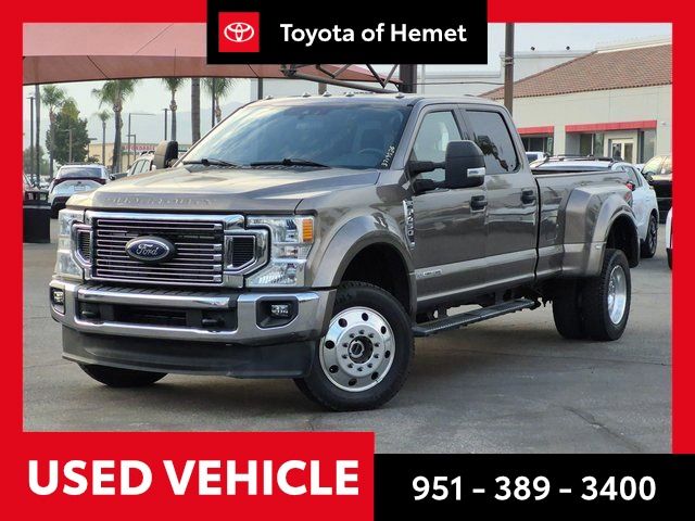 Stone Gray Metallic 2021 Ford F-450 Super Duty Pickup Truck Four-Wheel Drive Automatic