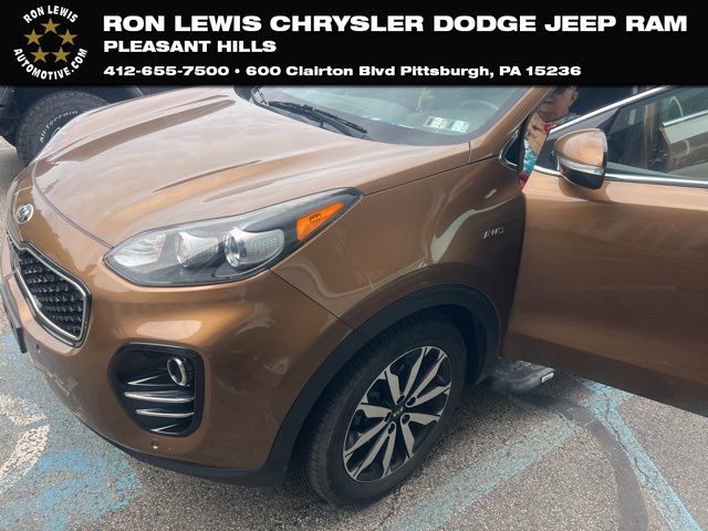 Red (Burnished Copper) 2017 Kia Sportage EX AWD SUV / Crossover All-Wheel Drive 6-Speed Automatic