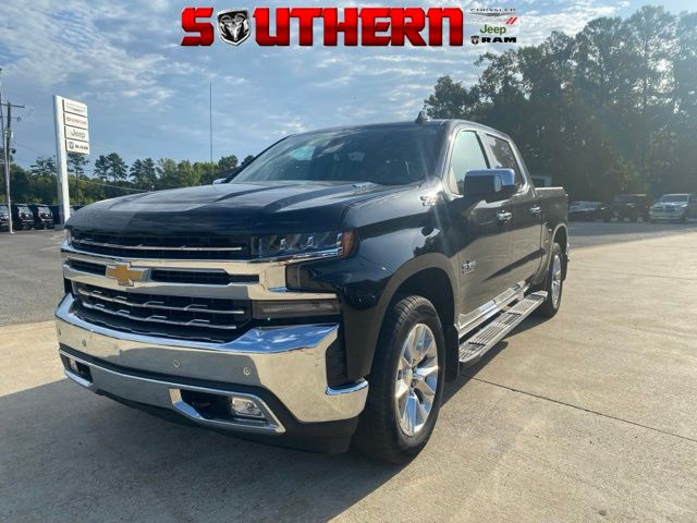 Black 2022 Chevrolet Silverado 1500 Pickup Truck Four-Wheel Drive Automatic