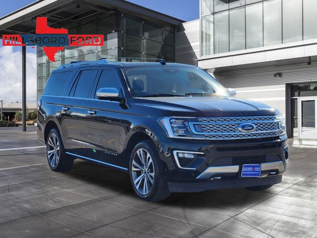 2021 Agate Black Metallic Ford Expedition Max Platinum 4X4 SUV