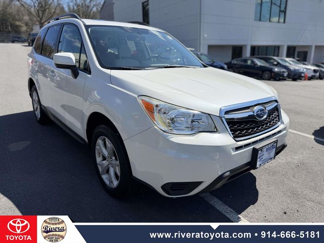 Crystal White Pearl 2016 Subaru Forester 2.5i Premium SUV / Crossover All-Wheel Drive Continuously Variable Transmission