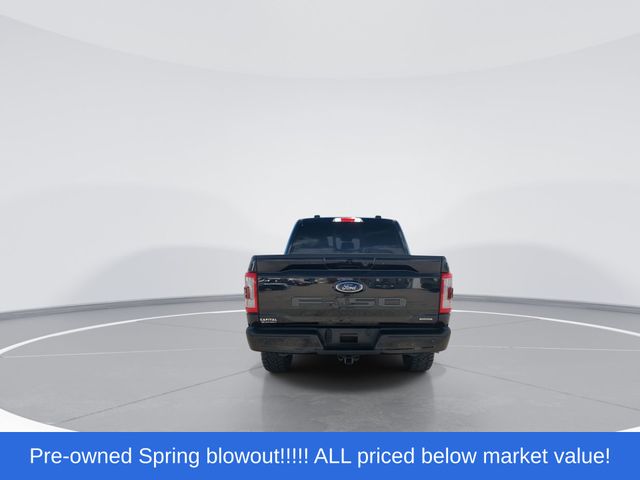 Used 2022 Agate Black Metallic Ford Lariat image 7