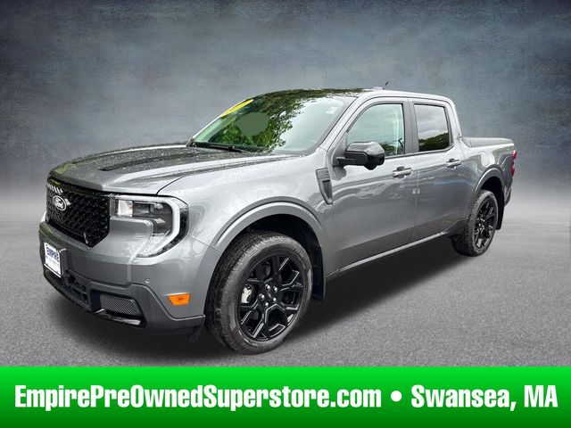Gray Metallic 2025 Ford Maverick Lariat SuperCrew AWD Pickup Truck All-Wheel Drive Continuously Variable Transmission