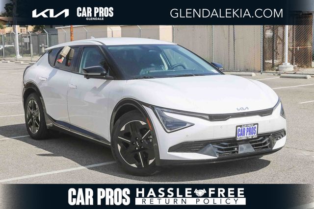 Glacier White Pearl 2025 Kia EV6 Wind AWD SUV / Crossover All-Wheel Drive 1-Speed Automatic
