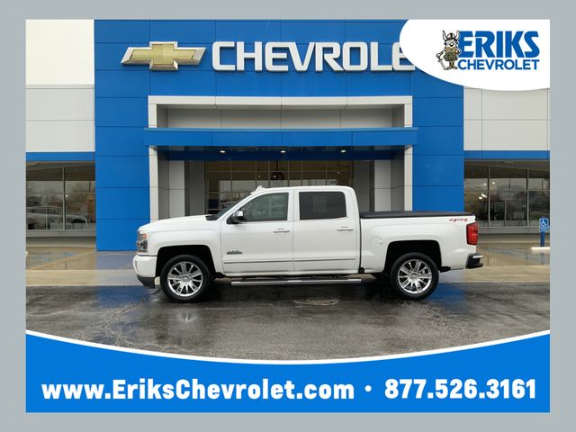 White (Iridescent Pearl Tricoat) 2016 Chevrolet Silverado 1500 High Country Crew Cab 4WD Pickup Truck Four-Wheel Drive 8-Speed Automatic Overdrive