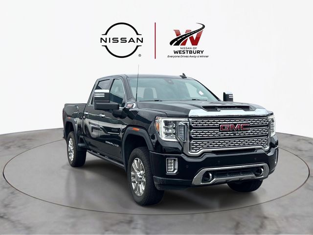 Onyx Black 2023 GMC Sierra 3500HD Denali Crew Cab 4WD Pickup Truck Four-Wheel Drive Automatic