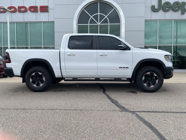 2019 Ram 1500 Rebel - Bright White Clearcoat exterior view 4