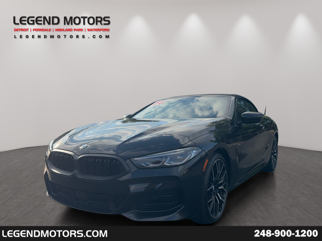 Black Sapphire Metallic 2024 BMW 8 Series 840i xDrive Convertible AWD Convertible All-Wheel Drive 8-Speed Automatic