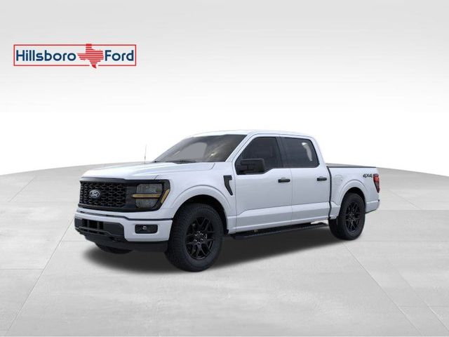 2025 Space White Metallic Ford F-150 STX 4X4 Truck