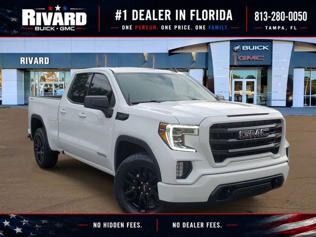 Summit White 2022 GMC Sierra 1500 Limited Elevation Double Cab 4WD Pickup Truck Four-Wheel Drive Automatic