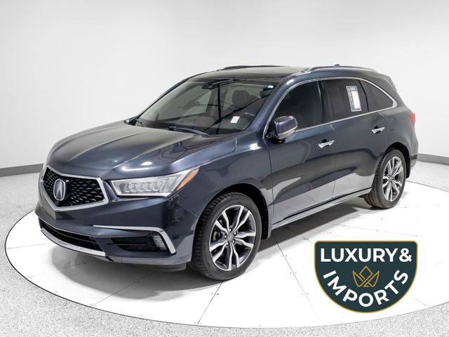 Gray (Gunmetal Metallic) 2020 Acura MDX FWD with Advance Package SUV / Crossover Front-Wheel Drive 9-Speed Automatic