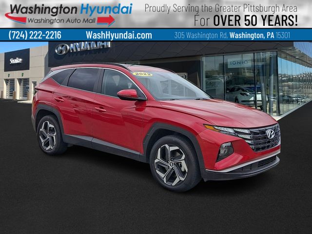Calypso Red 2022 Hyundai Tucson SEL AWD SUV / Crossover All-Wheel Drive 8-Speed Automatic