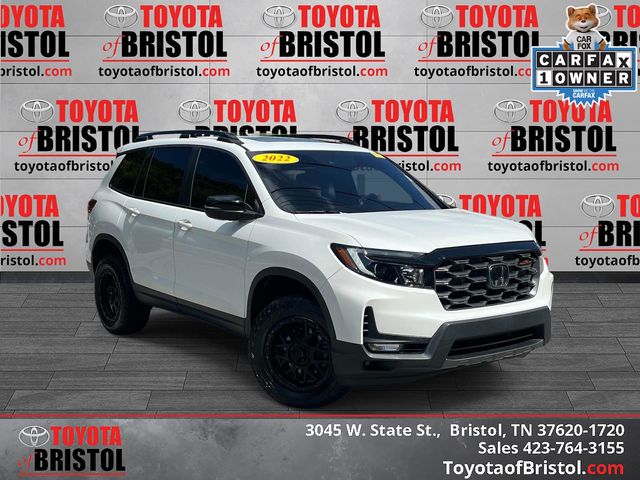 Platinum White 2022 Honda Passport SUV / Crossover All-Wheel Drive 9-Speed Automatic
