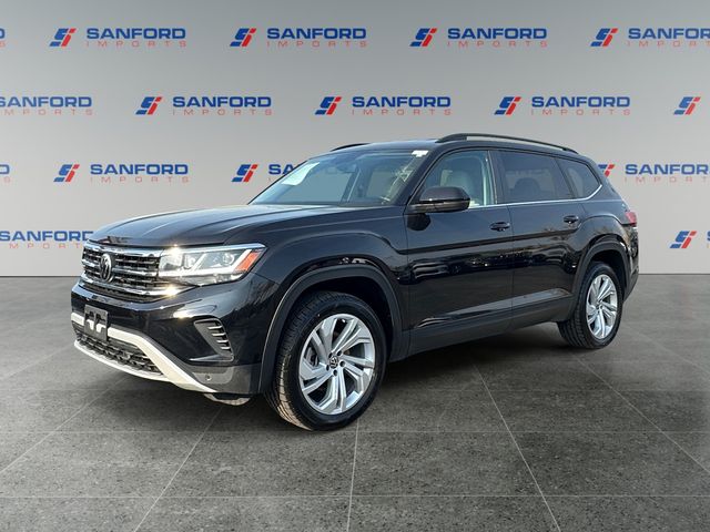Black 2022 Volkswagen Atlas V6 SE 4Motion with Technology SUV / Crossover All-Wheel Drive 8-Speed Automatic