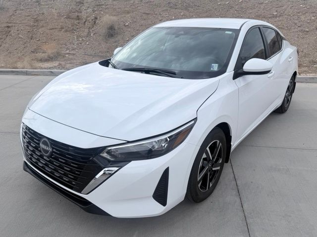 White (Fresh Powder) 2025 Nissan Sentra Sedan Front-Wheel Drive Continuously Variable Transmission