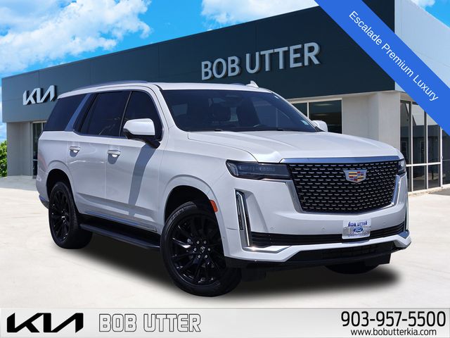 Crystal White Tricoat 2021 Cadillac Escalade SUV / Crossover Rear-Wheel Drive