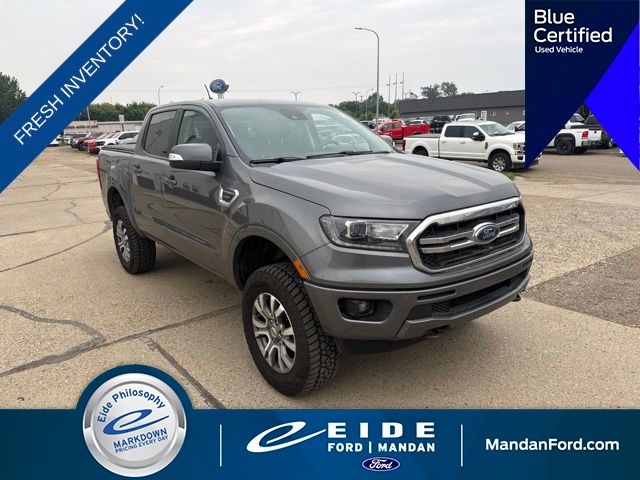 Gray 2021 Ford Ranger Pickup Truck Four-Wheel Drive Automatic