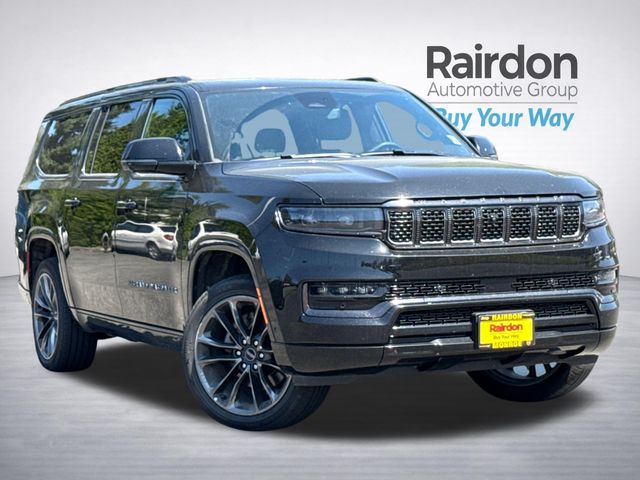 Diamond Black Crystal Pearlcoat 2024 Jeep Grand Wagoneer L SUV / Crossover Four-Wheel Drive 8-Speed Automatic