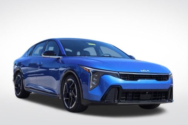 Wave Blue 2025 Kia K4 Sedan Front-Wheel Drive Continuously Variable Transmission