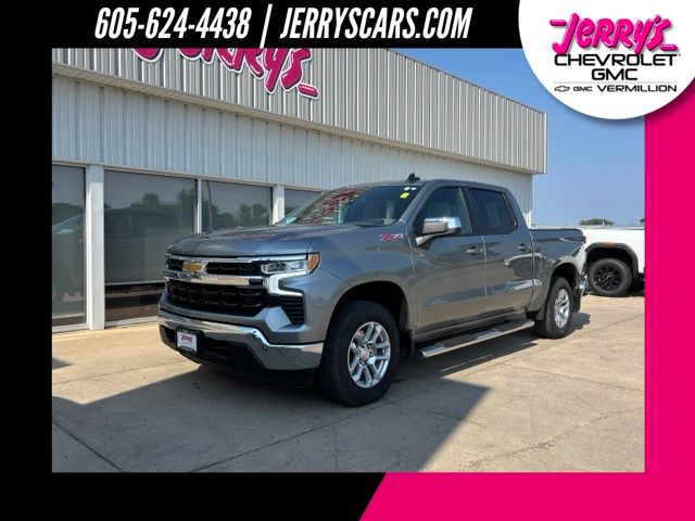 Sterling Gray Metallic 2023 Chevrolet Silverado 1500 Pickup Truck Four-Wheel Drive Automatic