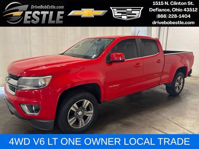 Red Hot 2016 Chevrolet Colorado Pickup Truck Four-Wheel Drive 6-Speed Automatic