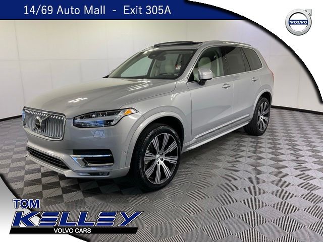 Silver Dawn Metallic 2025 Volvo XC90 B6 Plus Bright Theme 7-Passenger AWD SUV / Crossover All-Wheel Drive Automatic